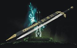 Legend Of Zelda Master Sword Skyward Limited Edition Deluxe Replica Sword Black Dark Version