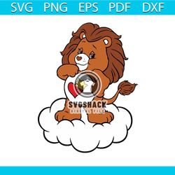 rainbow care bear layered png, care bear cloud layered png, care bears png,