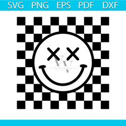 Outline Retro Bold Emoticon png, Drippy Smiley png, Melting smile, Checkered Smiley png, Happy Face png, Emoji png, Tren