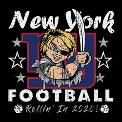 Football Rolling In 2020 New York Giants,NFL Svg, Football Svg, Cricut File, Svg