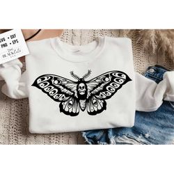 Moth svg, Celestial moth svg, Floral moth svg, Boho moth SVG, Boho moth SVG, Moth svg, Moon moth svg, Magic illustration