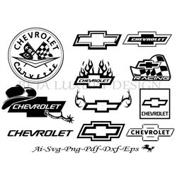 Chevy Svg, Chevrolet Emblem Svg, Chevrolet Silhouette, Digital Design,Classic Type svg,Chevrolet Logo Svg,Vehicle Logo,V