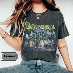 Vintage Haunted Mansion Comfort Colors Shirt, Disneyland Haunted Mansion Shirt, Disneyland Halloween, Vintage Disney Shi