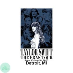 Taylor Swift The Eras Tour Detroit MI 2023 PNG Download