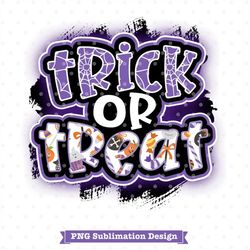 Trick or Treat PNG, Halloween Sublimation, Trick or Treat Sublimation Design, Halloween PNG File, Halloween Clipart, Tri