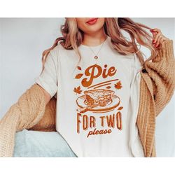 pie for two thanksgiving pregnancy announcement shirt, thanksgiving pregnancy reveal, fall baby announcement shirt, fall