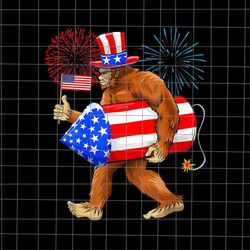 Bigfoot Believers American Flag Png, Bigfoot 4th Of July Png, Bigfoot Png, American Flag Png, Patriotic Day Png, Fourth