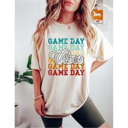 Game Day Vibes Shirt, Gameday Shirt, Womens Sports Shirt, Baseball Shirt, Football Shirt, Basketball Shirt, Gameday Tee,