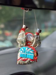 Ukrainian Talisman Doll, Good luck charm for car, Interior Car Accessories, Herbal Sachet, Doll Motanka