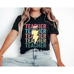Teacher Shirt, Cute Teacher Tees, Gift for Teacher, Teacher Tops, Fifth Grade Teacher, Math Teacher, Science Teacher, Hi