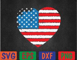 Fourth of July 4th July US America Flag Svg, Eps, Png, Dxf, Digital Download