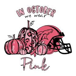 In October We Wear Denver Broncos,NFL Svg, Football Svg, Cricut File, Svg