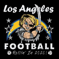 Football Rolling In 2020 Los Angeles Chargers,NFL Svg, Football Svg, Cricut File, Svg