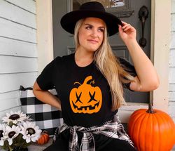 Pumpkin Halloween Shirt, Halloween Pumpkin Sweatsh