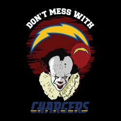 Don't Mess With Los Angeles Chargers, NFL Svg, Football Svg, Cricut File, Svg