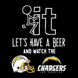 It Let Have Beer Los Angeles Chargers Horror NFL Football,NFL Svg, Football Svg, Cricut File, Svg