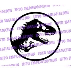 Jurassic Park Dinosaur Logo | Dinosaur | T-Rex | SVG | PNG | PDF| Digital File