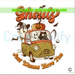 Ghouls Just Wanna Have Fun PNG Sublimation Design