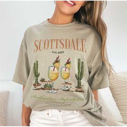 Scottsdale Bachelorette Comfort Colors T-Shirt | Arizona Bachelorette Party, Trendy Bachelorette Shirt, Scottsdale Befor