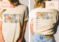 Disney Epcot World Tour Shirt, Retro Disney Epcot Shirt, Mic