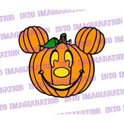 Mickey Pumpkin Face Layered | Halloween | SVG | PNG | PDF | Digital File |