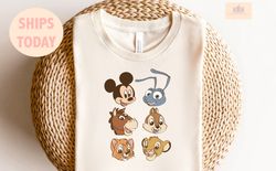 Mouse shirt, Family park shirt, Chipmunk shirt, toy shirt, l