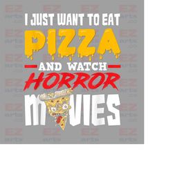 Let's Watch Horror Movies Png, Horror png, Halloween png, Horror Movies png, Halloween Movies, Halloween Sublimation Des
