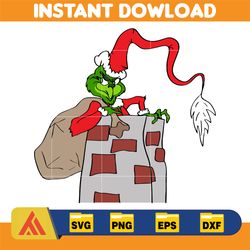 Grinch SVG, Grinch Christmas Svg, Grinch Face Svg, Grinch Hand Svg, Clipart Cricut Vector Cut File, Instant Download (23