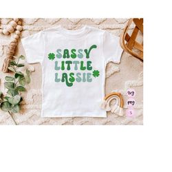 Sassy Lassie SVG, Lucky Mama, Retro Boho Rainbow St. Patricks Day Design Sublimation PNG St. Pattys Day T Shirt, St Patr