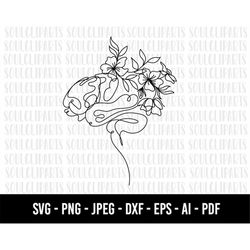 COD427-Doodle Heart SVG/ heart and brain svg /Self Love Svg/Heart SVG/Sketch/Hand-drawn clipart /brain clipart/Cut Files