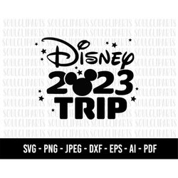 COD1130- Family Trip 2023 SVG, Vacay Mode Svg, mickey svg, minnie mouse svg, print svg, sitckers svg, png, clipart