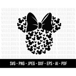 COD1251- mickey svg, minnie mouse svg, print svg, sitckers svg, png, clipart, cutting files for cricut silhouette