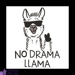 No Drama LLama Svg, Trending Svg, Llama Svg, Llama Lovers Svg, Cute Llama Svg, Llama Gift Svg, No Drama Svg, Funny Desig