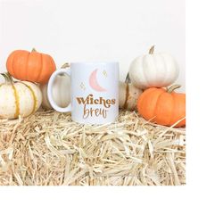 Witches Brew Fall Halloween Thanksgiving Coffee Mug Stay Wild You Grow Girl Boho Vintage Spring Summer  Printable PNG Su