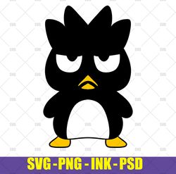 Badtz Maru  Sanrio Cute Penguin SVG,Badtz Maru  Sanrio Cute Penguin INk, Badtz Maru  Sanrio Cute Penguin PNG, Cut files