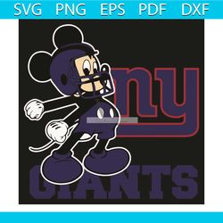 Mickey New York Giants Football Team Svg, Sport Svg, New York Giants Football Team Svg, Mickey Svg, New York Giants Svg,