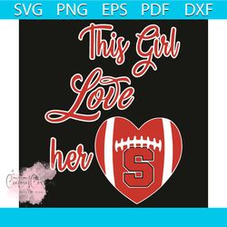 This Girl Love Hear Heart Svg, Sport Svg, Syracuse Orange Football Team Svg, Syracuse Orange Logo Svg, Syracuse Orange F