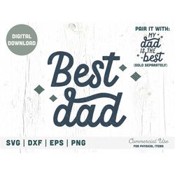 Best Dad Retro SVG cut file - Father's Day svg, Cool dad svg, Fathers day shirt svg, dad svg for hat - Commercial Use, D