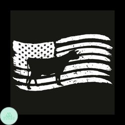 America Flag With Cow Vintage Svg, Trending Svg, America Flag Svg, Cow Svg, America Flag With Cow Vintage Svg, Animals S