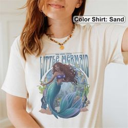 Retro Little Mermaid Shirt, Mermaid Shirt Girls, Vintage Little Mermaid Shirt, Vintage Mermaid Shirt, Black Girl Magic S