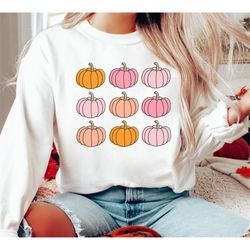 Halloween Sweatshirt, Halloween Shirt, Pumpkin Patch TShirt, Fall Sweatshirt for Women, Retro Halloween Sweater Thanksgi
