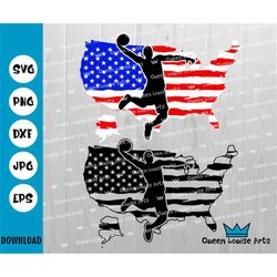 American Basketball Player SVG,American Sports Shirt Sticker Graphics,Cricut Cut Silhouette Clipart Vector Digital dxf P