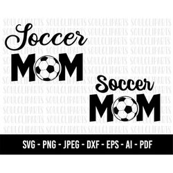 cod122- soccer mom svg/sports ball designs /files for cutting /soccer ball svg/ soccer ball clipart/soccer ball svg bund