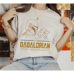 The Dadalorian Shirt, This Is The Way Baby Yoda Shirt, Father's Day Gift Dad Shirt, Funny Star Wars Tee, Starwar Dad Shi