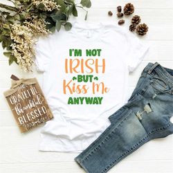 Kiss Me Im Irish Shirt, Toddler St Patricks Day Shirt, Girls St. Patricks Day Shirt, Retro Saint Patricks Day, Kids St P