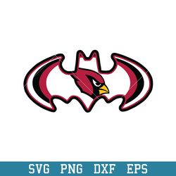 Batman Arizona Cardinals Logo Svg, Arizona Cardinals Svg, NFL Svg, Png Dxf Eps Digital File