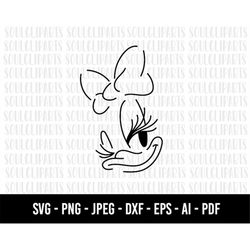 COD1057- mickey friends svg, sitckers svg, png, clipart, cutting files for cricut silhouette,