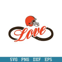 Cleveland Browns Love Svg, Cleveland Browns Svg, NFL Svg, Png Dxf Eps Digital File