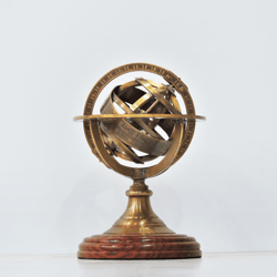 Fashion Creative Metal Rotating Globe Ornaments
