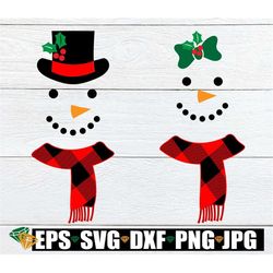 Snowmen svg. Boy snowman svg. Girl snowman svg. Christmas svg. Christmas shirt designs. Snowman silhouette. Winter svg.